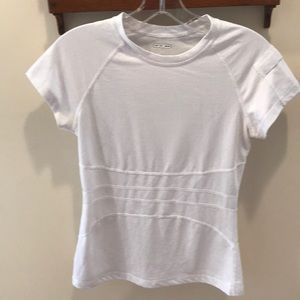 Lululemon Silverscent White Tee shirt, size 4